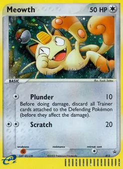 Meowth, Nintendo Black Star Promos, no. 13