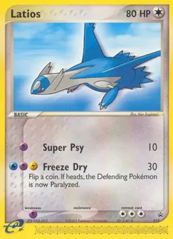 Latios, Nintendo Black Star Promos, no. 15