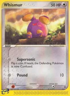 Whismur, Nintendo Black Star Promos, no. 19