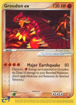 Groudon ex, Nintendo Black Star Promos, no. 2
