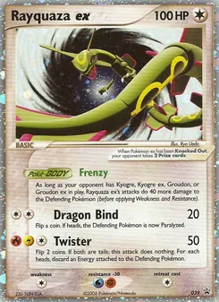 Rayquaza ex, Promo Nintendo, n° 39