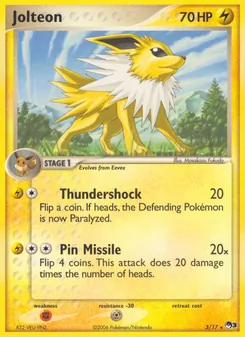 Jolteon, POP Series 3, no. 3