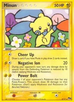 Minun, POP Series 3, no. 4