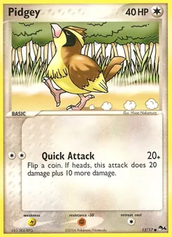 Pidgey, POP Series 4, no. 12