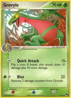 Grovyle, POP Series 4, no. 7