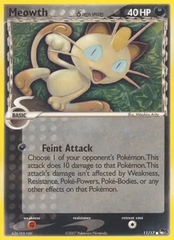 Meowth δ, POP Series 5, n° 11