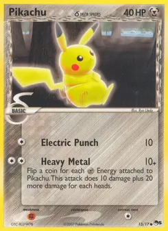 Pikachu δ, POP Series 5, n° 13