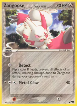 Zangoose δ, POP Series 5, n° 15
