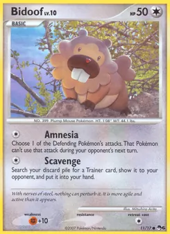 Bidoof, POP Series 6, n° 11