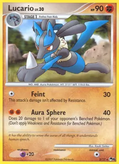Lucario, POP Series 6, n° 2