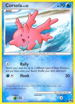 Corsola, POP Series 7, no. 13
