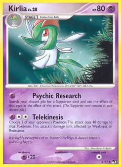 Kirlia, POP Series 7, no. 8