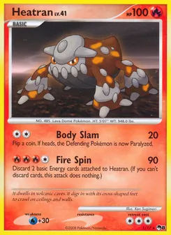 Heatran, POP Series 8, n° 1