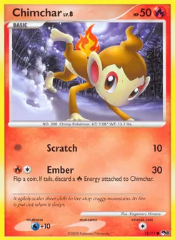 Chimchar, POP Series 8, n° 12