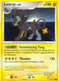 Luxray, POP Series 8, n° 3
