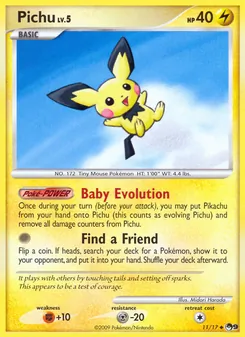 Pichu, POP Series 9, no. 11