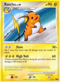 Raichu, POP Series 9, no. 3