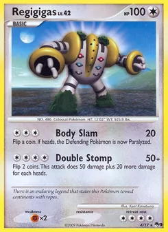 Regigigas, POP Series 9, no. 4