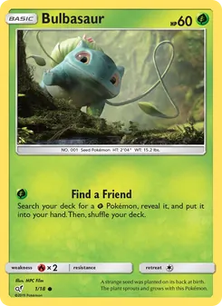 Bulbizarre, Détective Pikachu, n° 1