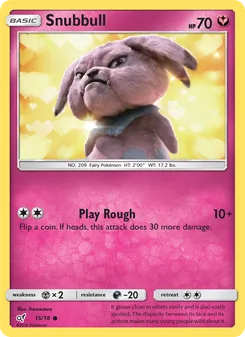 Snubbull, Détective Pikachu, n° 15