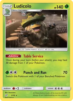 Ludicolo, Détective Pikachu, n° 2