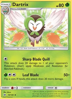 Dartrix, Sun & Moon, no. 10