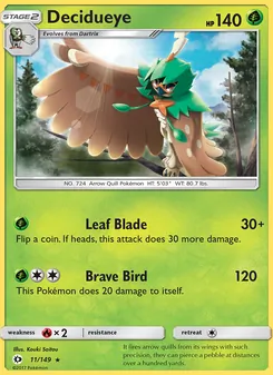 Decidueye, Sun & Moon, no. 11