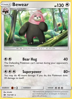 Bewear, Sun & Moon, no. 112