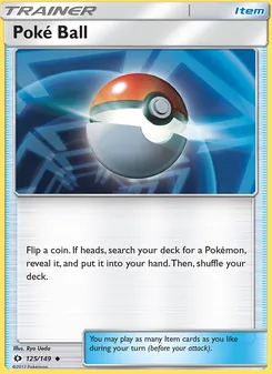 Poké Ball, Sun & Moon, no. 125