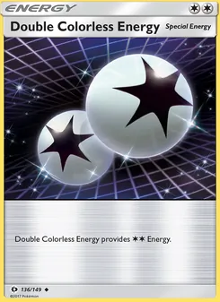 Double Colorless Energy, Sun & Moon, no. 136