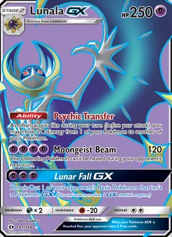 Lunala GX, Sun & Moon, no. 141