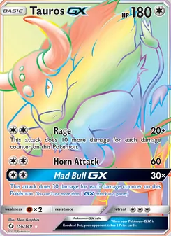 Tauros GX, Sun & Moon, no. 156