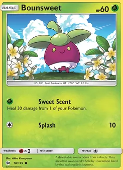 Bounsweet, Sun & Moon, no. 18
