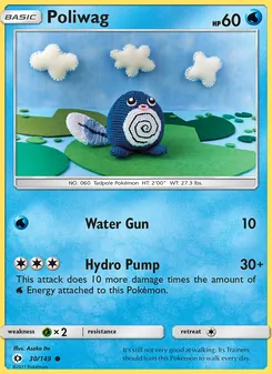 Poliwag, Sun & Moon, no. 30