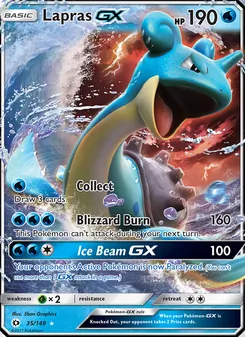 Lapras GX, Sun & Moon, no. 35