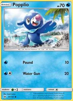 Popplio, Sun & Moon, no. 39