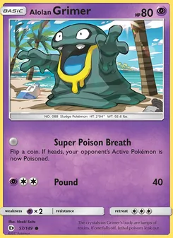 Alolan Grimer, Sun & Moon, no. 57