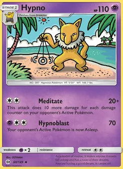 Hypno, Sun & Moon, no. 60