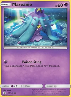 Mareanie, Sun & Moon, no. 62