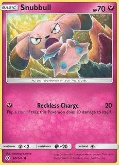 Snubbull, Sun & Moon, no. 90