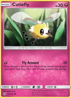 Cutiefly, Sun & Moon, no. 92