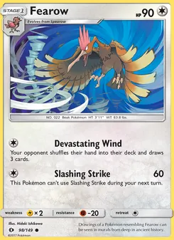 Fearow, Sun & Moon, no. 98