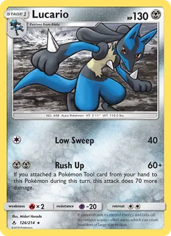 Lucario, Unbroken Bonds, no. 126