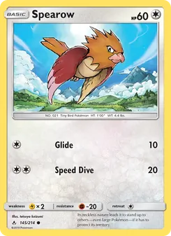 Spearow, Unbroken Bonds, no. 145