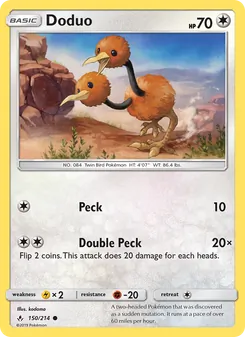 Doduo, Unbroken Bonds, no. 150