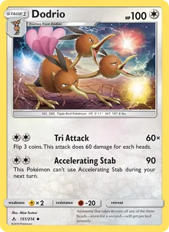 Dodrio, Unbroken Bonds, no. 151