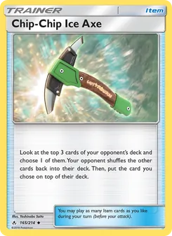 Chip-Chip Ice Axe, Unbroken Bonds, no. 165