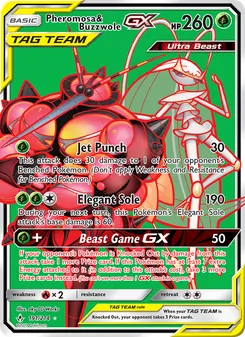 Pheromosa & Buzzwole GX, Unbroken Bonds, no. 191