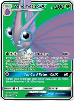 Venomoth GX, Unbroken Bonds, no. 193