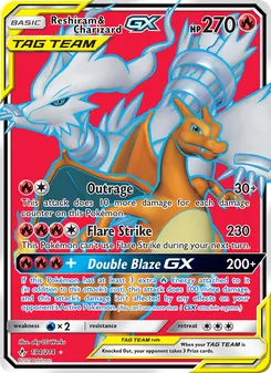 Reshiram & Charizard GX, Unbroken Bonds, no. 194